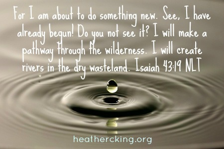 New year...new things Isaiah43